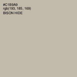 #C1B9A9 - Bison Hide Color Image